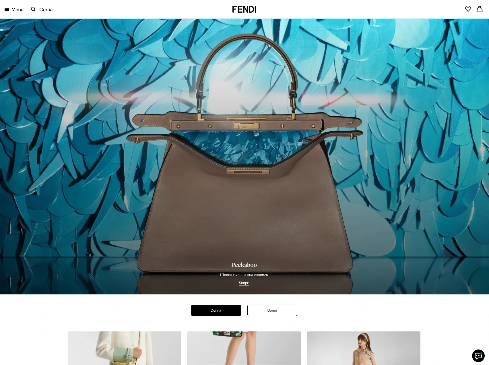 Homepage Accessibile Luxury E-commerce